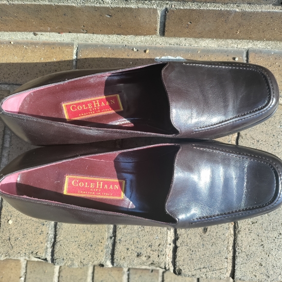 Cole Haan | Brown Slip On Leather Loafers Womens Size 9.5 - Picture 9 of 16